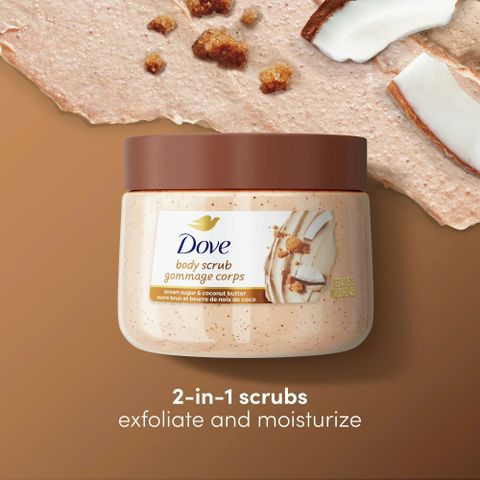 Tẩy tế bào Dove Exfoliating and Moisturizing Body Scrub 15oz của Mỹ