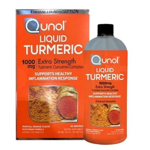 Nước uống tinh chất Nghệ tươi Qunol Liquid Turmeric 1000 mg [900 mL] - S/P Chuẩn Mỹ