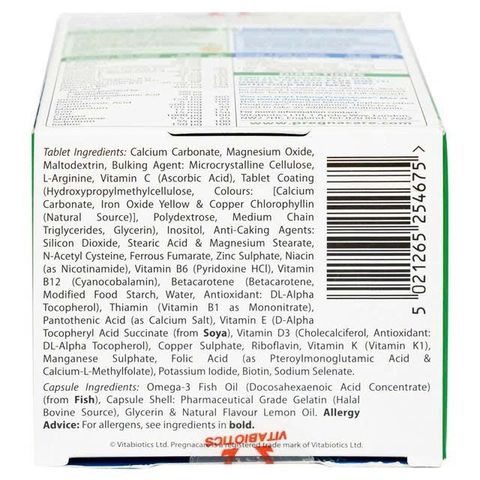 Viên bổ sung vi chất dinh dưỡng dành cho phụ nữ trong suốt giai đoạn mang thai và cho con bú Pregnacare Max Vitabiotics (84 viên)