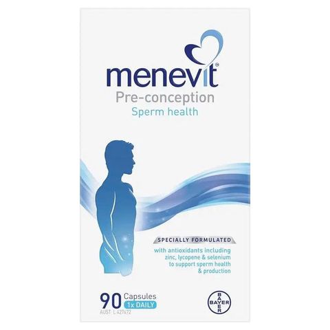 Viên uống cải thiện tinh trùng Menevit của Úc giúp tăng khả năng thụ thai tự nhiên