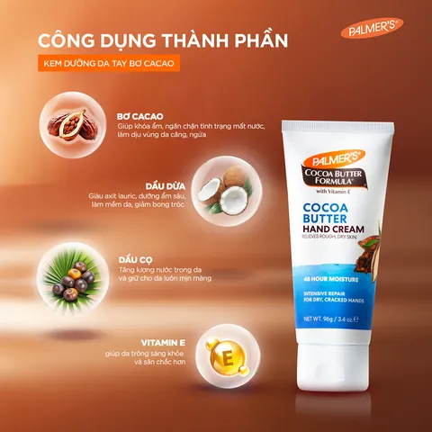 Kem dưỡng da tay - Palmer's Cocoa Butter Formula Softens Hand Cream 60g