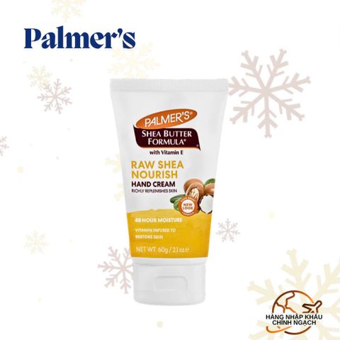Kem dưỡng da tay (bơ hạt mỡ và vitamin E) - Palmer's Shea Butter Formula Raw Shea Nourish Hand Cream 60g