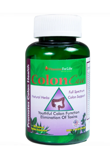 Viên uống giúp nhuận tràng, giảm táo bón, tốt cho tiêu hóa Colon Care Vitamins For Life (60 viên)