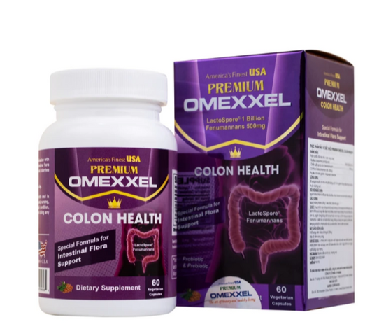 Viên uống bổ sung lợi khuẩn, hỗ trợ giảm rối loạn tiêu hóa Premium Omexxel Colon Health (60 viên)