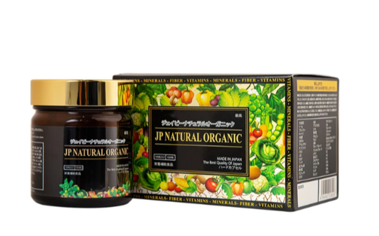 Viên uống bổ sung chất xơ, hỗ trợ hệ tiêu hóa JP Natural Organic Jpanwell (120 viên)