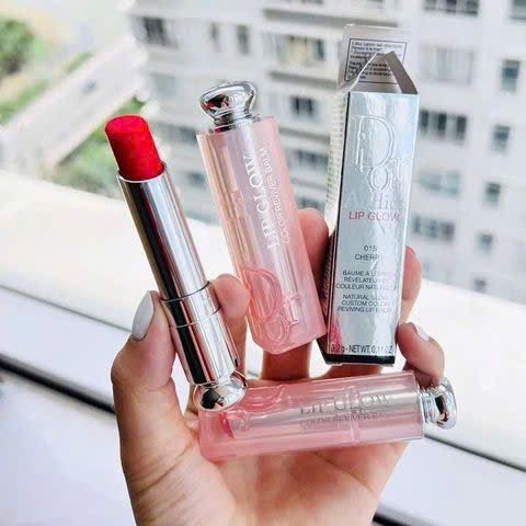 Son Dưỡng Lip Glow 015  3.2g - Đỏ Mọng, Cấp Ẩm Tự Nhiên cho Môi, Trang Điểm Quyến Rũ