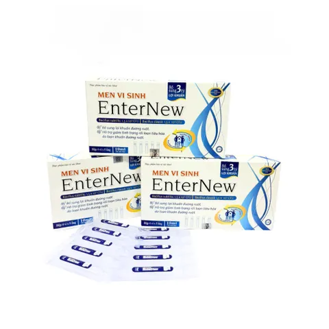 Men Vi Sinh EnterNew Bổ Sung 3 Tỷ Lợi Khuẩn Hỗ Trợ Cân Bằng Hệ Vi Sinh Đường Ruột - 20 Ống x 10ml
