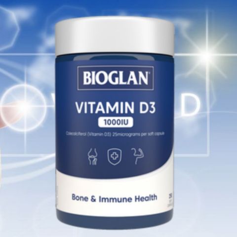Viên uống Bioglan Vitamin D3 1000 IU 250 viên - Củng cố hệ miễn dịch - Phát triển cơ bắp & Bảo dưỡng sức khỏe của xương - S/P Chuẩn Úc
