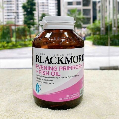 Viên uống Blackmores Evening Primrose Oil + Fish Oil 100 viên - Giải pháp chăm sóc sức khỏe Nội tiết/Tim mạch & Xương khớp - SP Chuẩn Úc