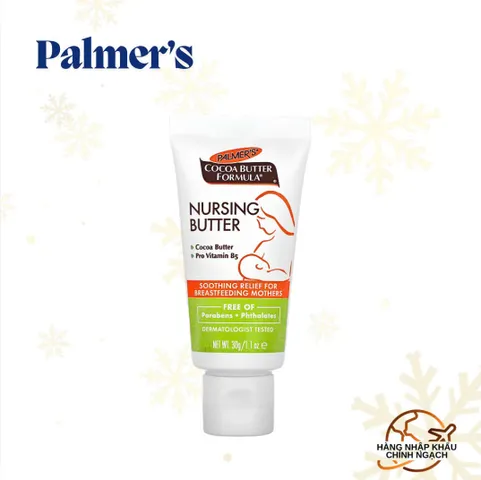 Kem dưỡng và bảo vệ đầu ti cho mẹ đang cho con bú - Palmer's Cocoa Butter Formula Nursing Butter 30g
