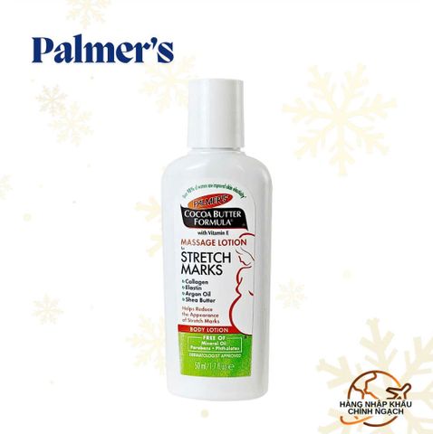 Lotion ngừa rạn da toàn thân - Palmer's Cocoa Butter Formula Massage Lotion for Stretch Marks 50ml