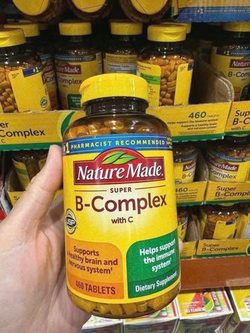 Nature Made Super B Complex viên uống bổ sung vitamin B giảm mệt mỏi 460 viên 🏷️ Giá tốt