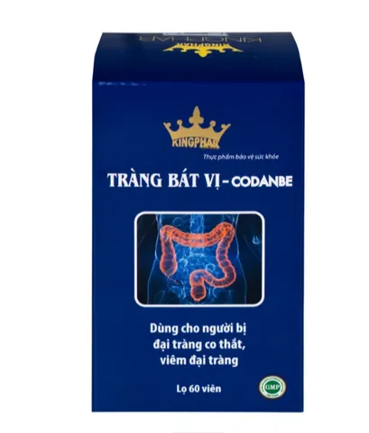 Viên uống hỗ trợ tăng cường tiêu hóa cho người viêm đại tràng Tràng Bát Vị-Codanbe Kingphar (60 viên)