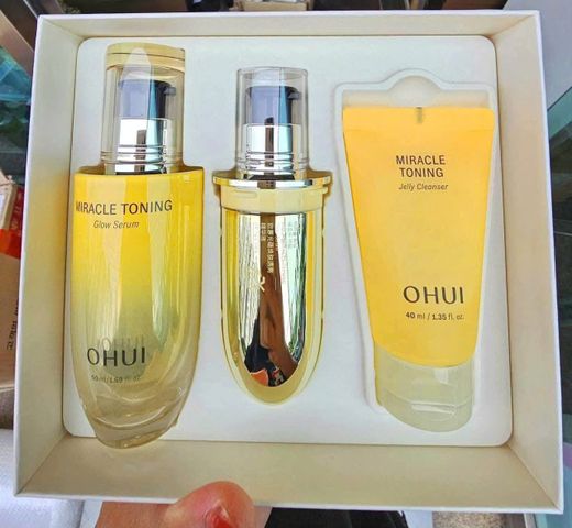 Set Tinh Chất Dưỡng Sáng Căng Bóng Ohui Miracle Toning Glow Serum