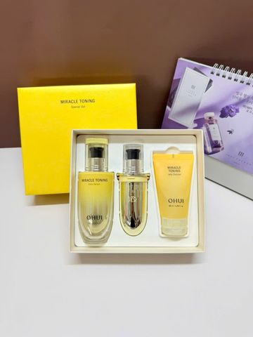 Set Tinh Chất Dưỡng Sáng Căng Bóng Ohui Miracle Toning Glow Serum