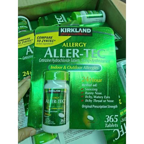sét Aller- tec+ allerclear Xanh lá + xanh Dương 778673