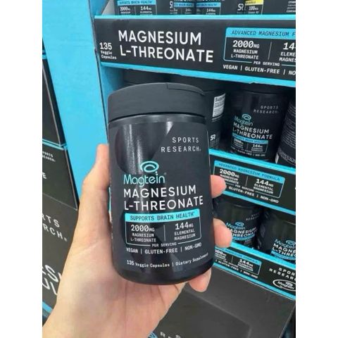Sports Research Magtein Magnesium I Threonate 2000 mg  135 viên 778666