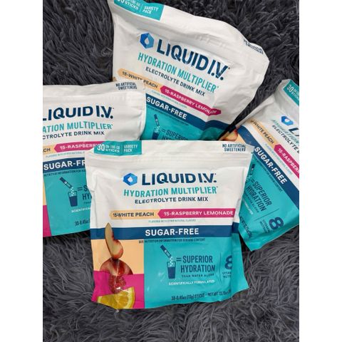 BỘT ĐIỆN GIẢI LIQUID I.V HYDRATION MULTIPLIER - HÀNG NHẬP MỸ  30 gói 778682