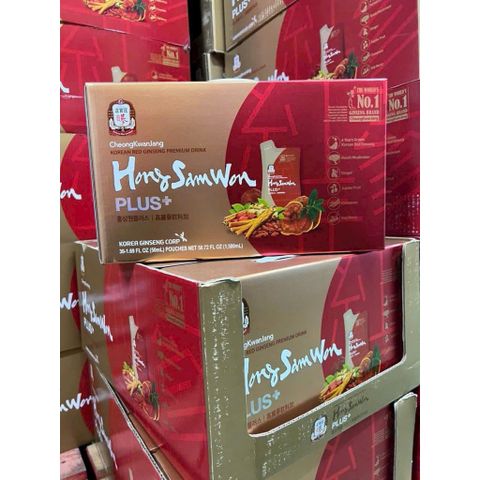 Nước Hồng Sâm HongSamWon Plus Mỹ (30 gói) 778687