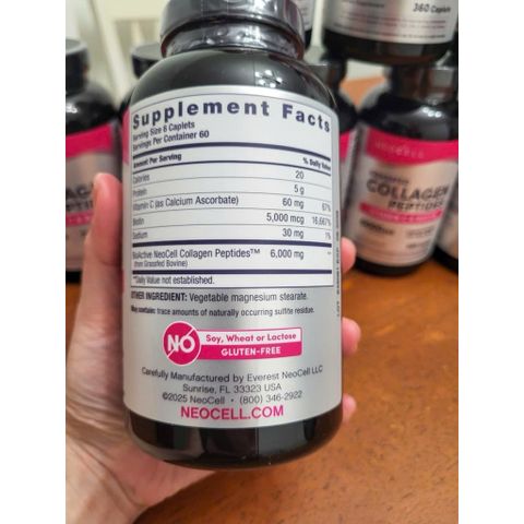 Collagen Neocell Super Collagen + C + Biotin của Mỹ🛍️ Mẫu mới 360 viên 778708