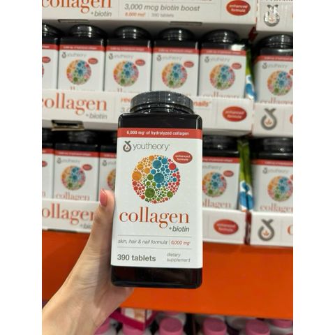 Viên uống đẹp da Collagen Youtheory+ Biotin  390 viên 778709