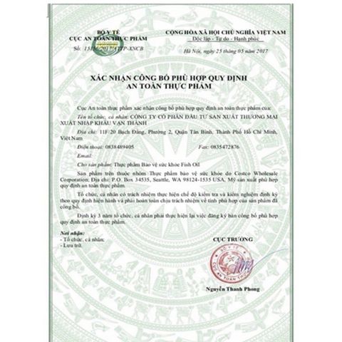 Dầu cá Kirkland Wild Alaskan Fish Oil 1400mg 230v 778710
