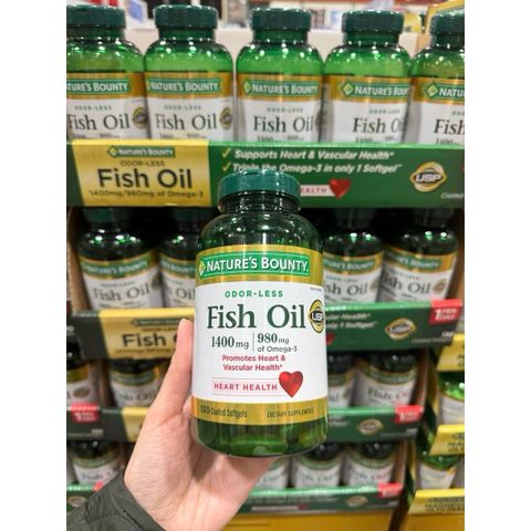 Có sẵn dầu cá Nature's Bounty date mới 4/2028 778718