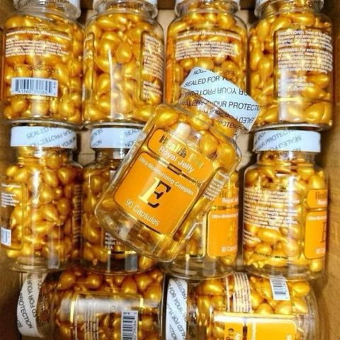Viên nang dưỡng da sữa ong chúa vitamin E Health Pro Royal Jelly Hàng Mỹ 778722