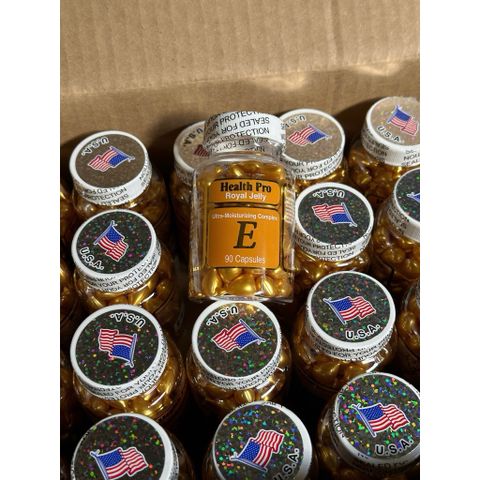 Viên nang dưỡng da sữa ong chúa vitamin E Health Pro Royal Jelly Hàng Mỹ 778722