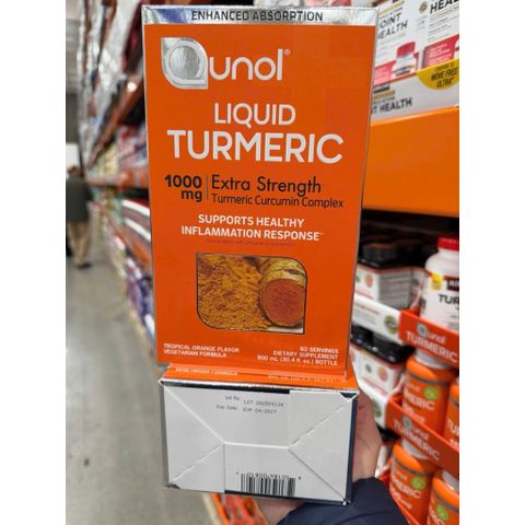 Nước uống tinh chất nghệ tươi Qunol Liquid Turmeric 1000mg 900ml - hàng xách tay đủ bill 778735