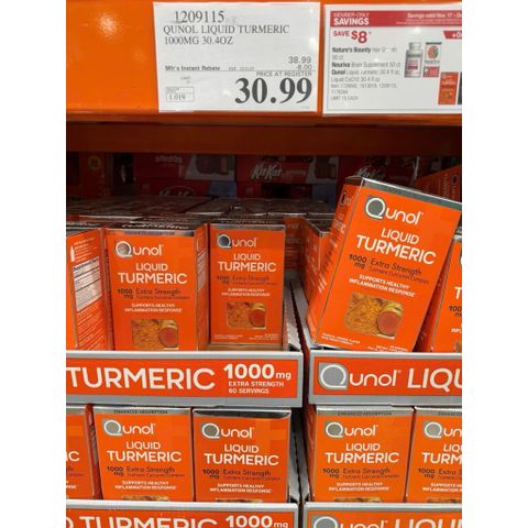 Nước uống tinh chất nghệ tươi Qunol Liquid Turmeric 1000mg 900ml - hàng xách tay đủ bill 778735