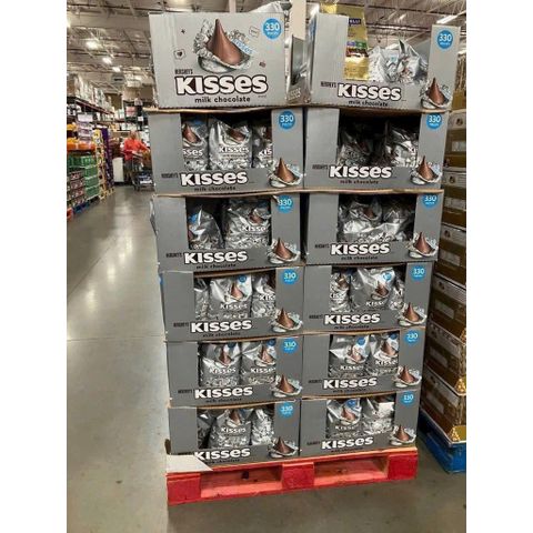 Socola Hershey's Kisses Milk Chocolate 330 viên - Hay gọi là 