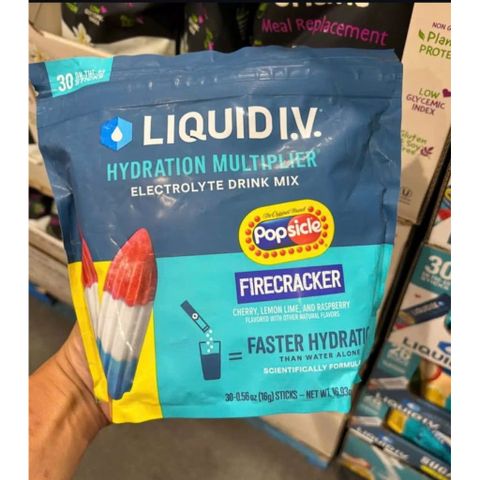 LIQUID I.V. HYDRATION MULTIPLIER – VỊ KEM QUE FIRECRACKER0. Túi 30 gói 778756