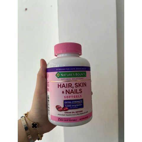 Nature’s Bounty Hair Skin Nails 𝟐𝟓𝟎 viên - Viên uống đẹp da, tóc và móng Của Mỹ 778760