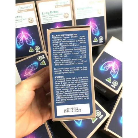 💊Viên uống thanh lọc phổi Vitatree Lung Detox (60 viên) - hàng Úc 778755