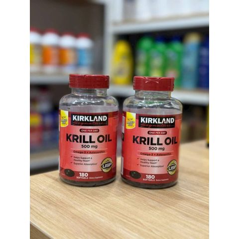 Dầu nhuyễn thể Krill Oil 180 viên của Mỹ 778758