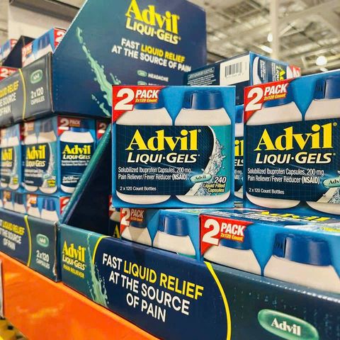 VIÊN UỐNG GIẢM ĐAU Advil Liqui Gels 240 viên của Mỹ S