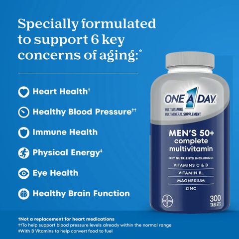 One A Day Men - Dành riêng cho phái mạnh, bổ sung vitamin D, antiocidants lycopene, selenium, 300 viên sản xuất tại Mỹ