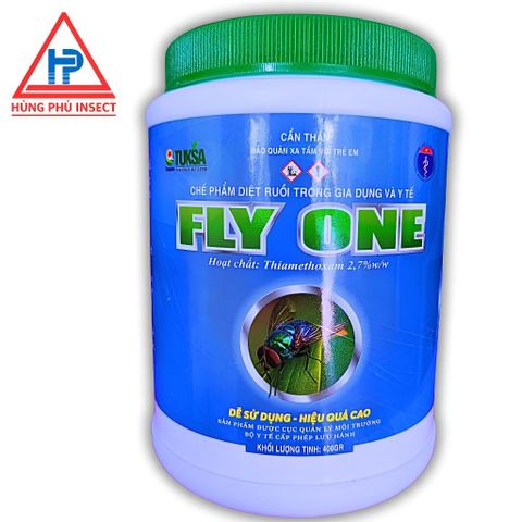 THUỐC DIỆT RUỒI FLY ONE(400g) Nhập NL Ấn Độ  Khắc Tinh Loài Ruồi, Hạ Gục Nhanh, Rắc, Phun, Quét Rất Hiệu Quả,ĐK Bộ Y Tế