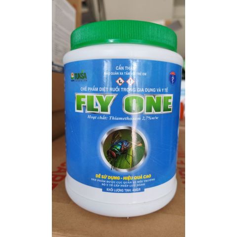 THUỐC DIỆT RUỒI FLY ONE(400g) Nhập NL Ấn Độ  Khắc Tinh Loài Ruồi, Hạ Gục Nhanh, Rắc, Phun, Quét Rất Hiệu Quả,ĐK Bộ Y Tế