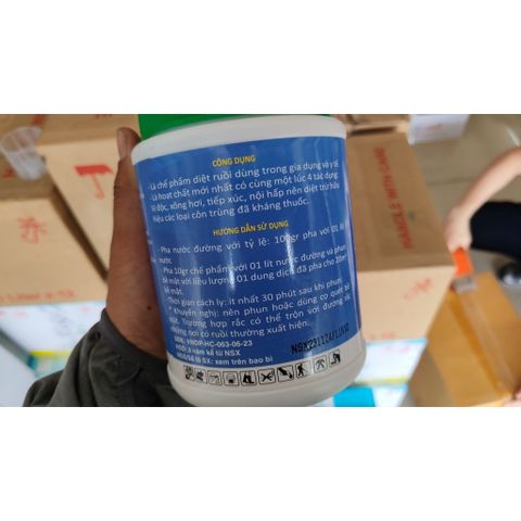 THUỐC DIỆT RUỒI FLY ONE(400g) Nhập NL Ấn Độ  Khắc Tinh Loài Ruồi, Hạ Gục Nhanh, Rắc, Phun, Quét Rất Hiệu Quả,ĐK Bộ Y Tế