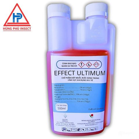 Chế Phẩm EFFECT ULTIMUM 500ml(Xuất Xứ Slovenia) Diệt MUỖI RUỒI Trong GIADỤNG VÀ Y TẾ,Tăng Hiệu Lực Mạnh,Bộ Y Tế Cấp Phép