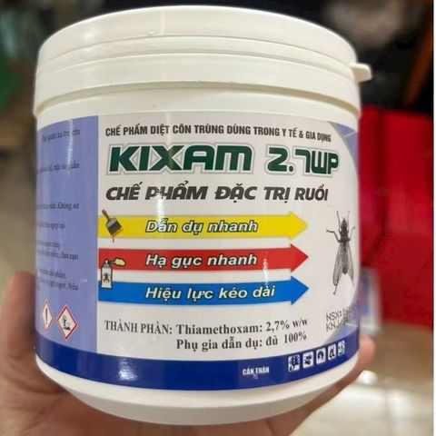 Diệt Ruồi KIXAM 2.7WP 400g–diệt ruồi mạnh nhất thế hệ mới,phụ gia Hoa Kỳ bả diệt ruồi sinh học TỐT , dẫn dụ thông minh