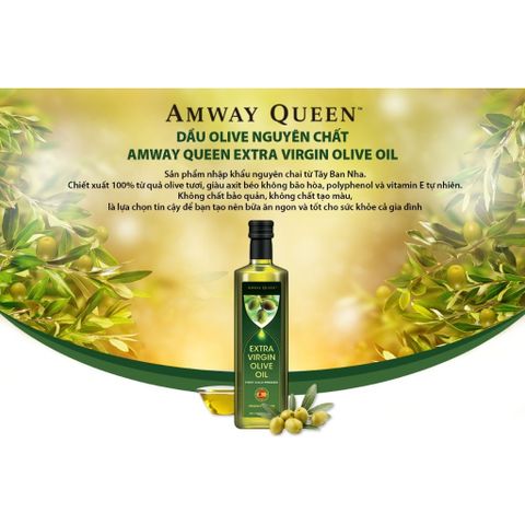 Dầu olive nguyên chất Amway Queen Extra Virgin Olive Oil 500ml 778865