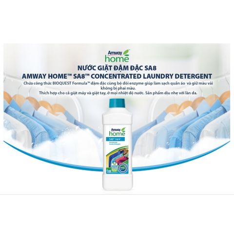 Nước giặt đậm đặc SA8 Amway Home™ - Mã hàng hóa 112532