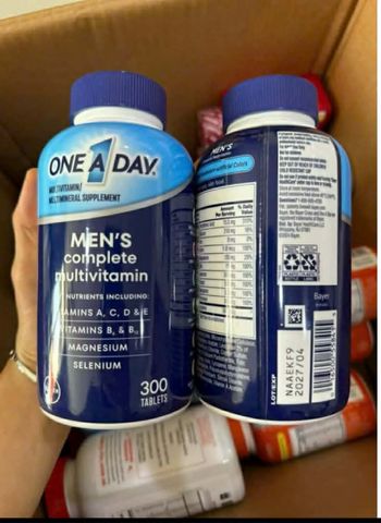 One A Day Men’s Vitamin tổng hợp cho nam dưới 50 tuổi 300 viên,cua my