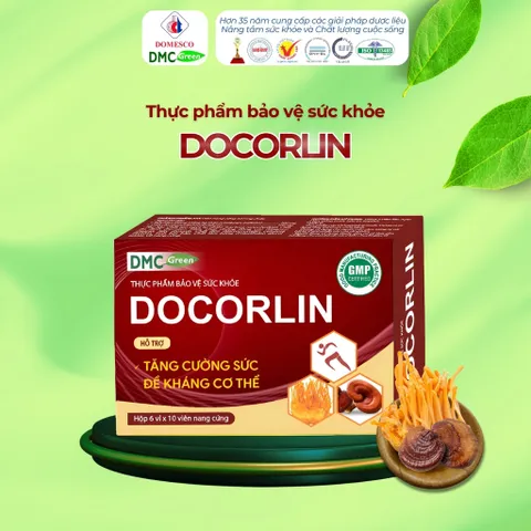 TPBVSK Viên uống Tăng cường sức đề kháng cho cơ thể Docorlin DMC Green 60 viên