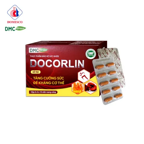 TPBVSK Viên uống Tăng cường sức đề kháng cho cơ thể Docorlin DMC Green 60 viên
