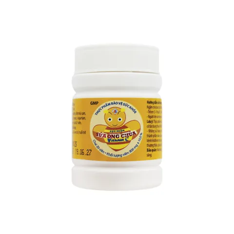 Kẹo Ngậm Sữa Ong Chúa Vitamin C Giúp Tăng Đề Kháng Domesco 20 Viên