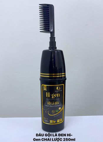 Dầu Gội Màu Đen Hi-gen Chai Lược 250ml